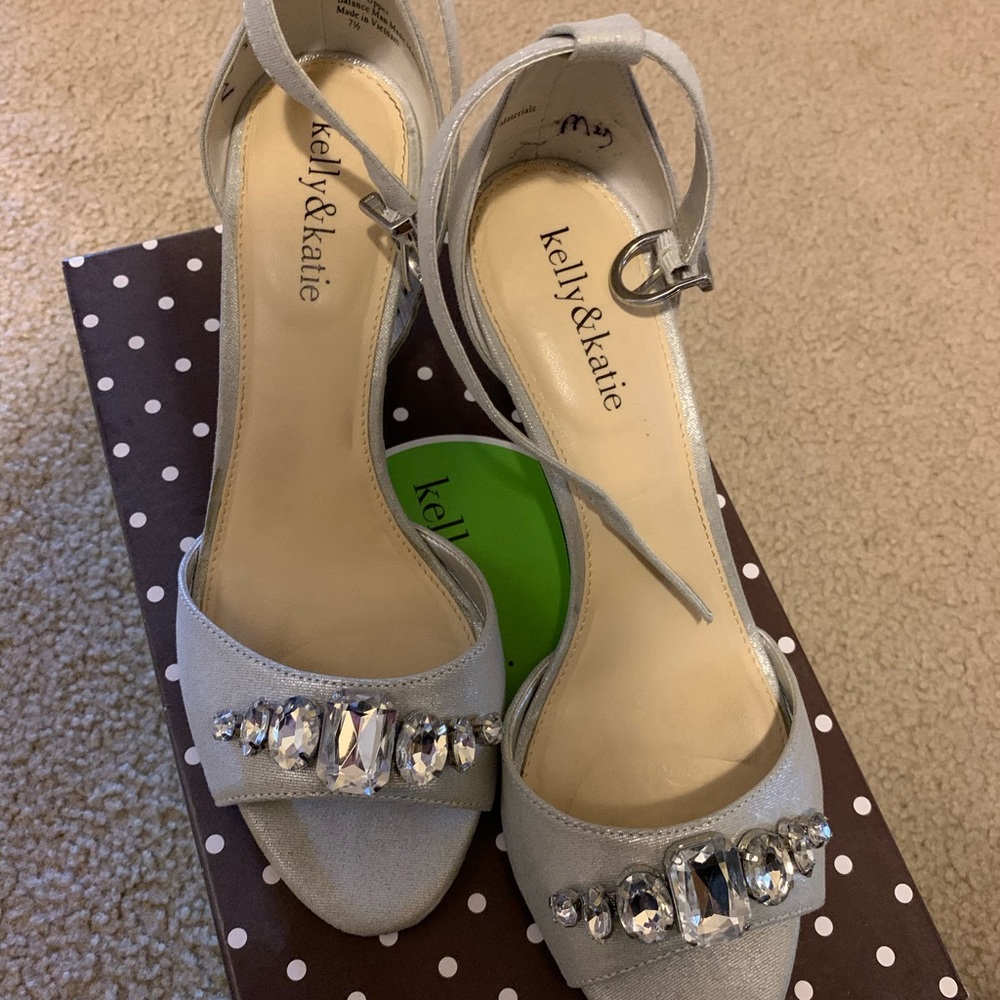 Silver heels